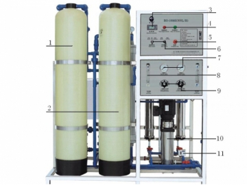 Purificateur d'eau par osmose inverse (300LPH)