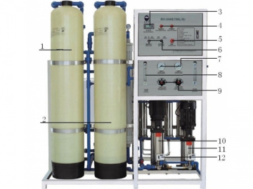 Purificateur d'eau par osmose inverse (700LPH)