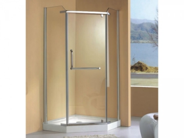 Cabine de douche<small>(à porte pivotante)</small>