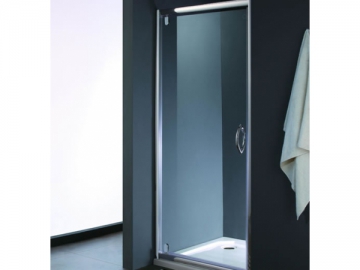 Cabine de douche<small>(à porte pivotante)</small>