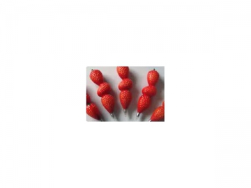 Stylo à bille en forme de fraise