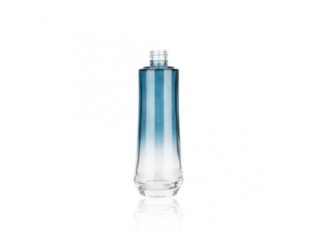 Flacon courbé taille fine,  Verre-YJ
