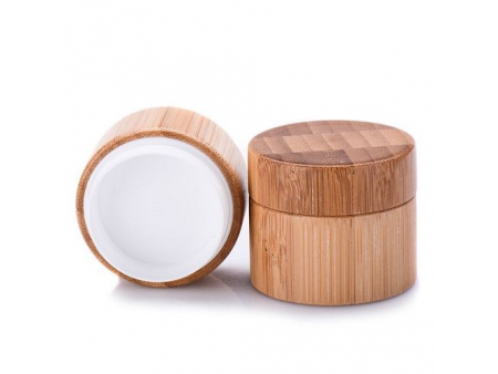 Pot cosmétique en bambou