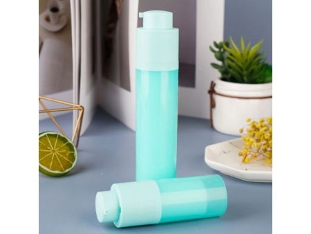 Set de pots cosmétiques airless en acrylique, PMMA-JS
