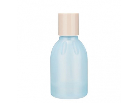 Flacon de parfum ovale bleu