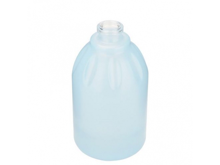 Flacon de parfum ovale bleu