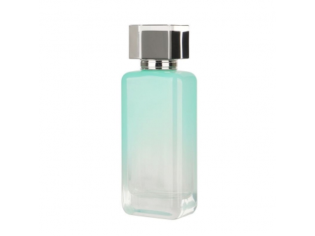 Flacon de parfum  rectangulaire vert, YJ