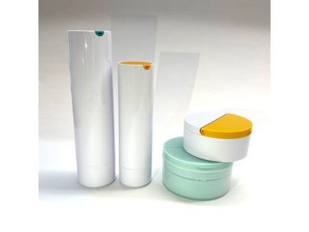 Flacon et pot airless rechargeable, PMMA-JS