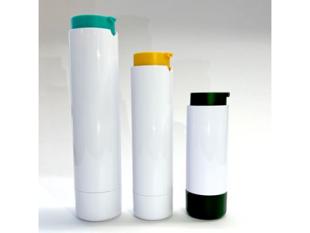 Flacon et pot airless rechargeable, PMMA-JS