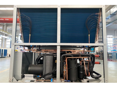 Refroidisseur refroidi à l’air et Pompe à chaleur Type modulaire / Refroidisseurs et pompes à chaleur à vis modulables, 60kW-150kW