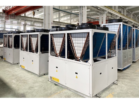 Refroidisseur refroidi à l’air et Pompe à chaleur Type modulaire / Refroidisseurs et pompes à chaleur à vis modulables, 60kW-150kW