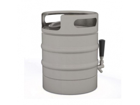 Fût à bière isolé sous vide en acier inoxydable avec robinet de fond 3.8L