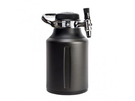 Growler isotherme sous vide à double paroi avec système de tirage au CO2 1.9L