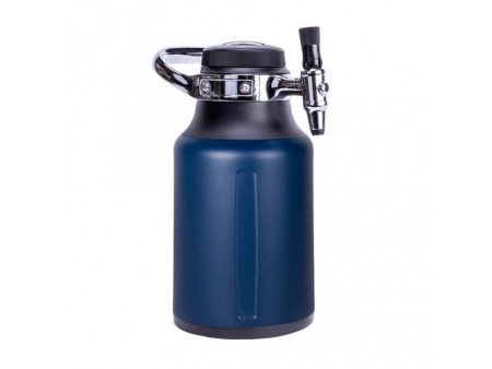 Growler isotherme sous vide à double paroi avec système de tirage au CO2 1.9L