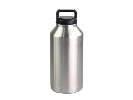 Growler à double paroi et à large ouverture avec bouchon de remplissage 1.89L