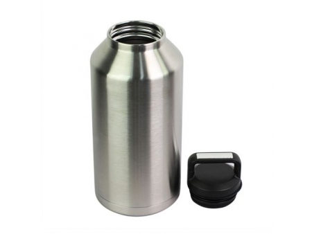 Growler à double paroi et à large ouverture avec bouchon de remplissage 1.89L