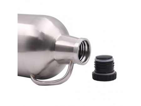 Bouteille isotherme à double paroi avec bouchon à visser 3.78L
