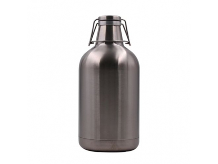 Growler à double paroi isolé sous vide avec bouchon rabattable 3.78L