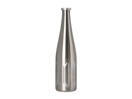 Bouteille de bière en acier inoxydable avec bouchon à ouverture facile 1L
