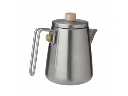Bouilloire de camping en acier inoxydable 1L