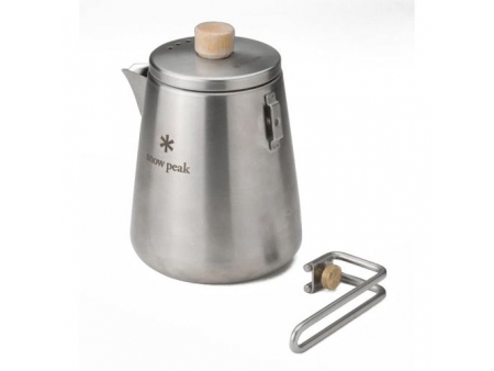Bouilloire de camping en acier inoxydable 1L