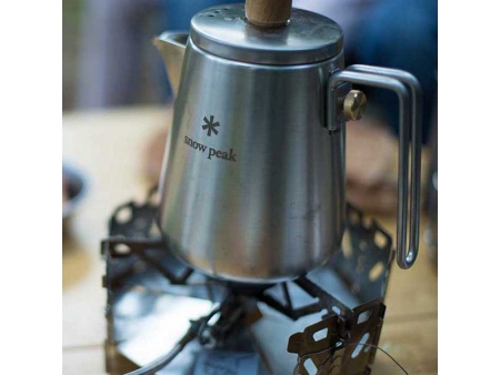 Bouilloire de camping en acier inoxydable 1L