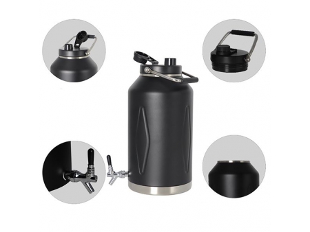 Cruche à vide en acier inoxydable à double paroi 7.5L / Pichet à vide / Pot isothermes