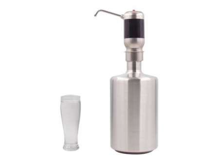 Pichet d'eau en acier inoxydable 5L pour distributeur à pompe à eau / Cruche à eau