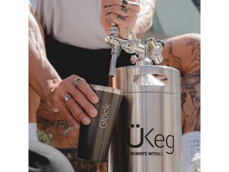 Mini lance à bière en acier inoxydable pour robinet italien de contrôle du débit
