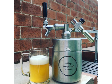 Robinet à bière classique Style américain mini fûts en acier inoxydable avec valve de pression fiable de 30psi