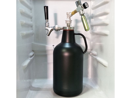 Robinet à bière à couvercle pour Growler / Lance à bière en acier inoxydable