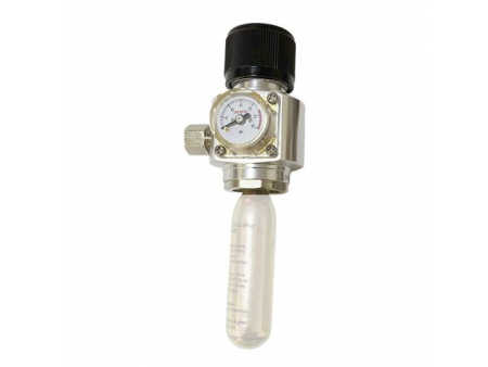 Régulateur de pression de gaz CO2 commercial de 60 PSI pour cartouche de CO2 de 16 g filetée 3/8
