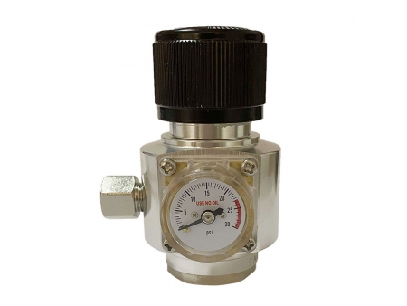 Détendeur de pression de gaz CO2 commercial 60PSI pour cartouche de CO2 74g filetée