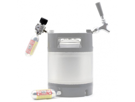 Détendeur de pression de gaz CO2 commercial 60PSI pour cartouche de CO2 74g filetée