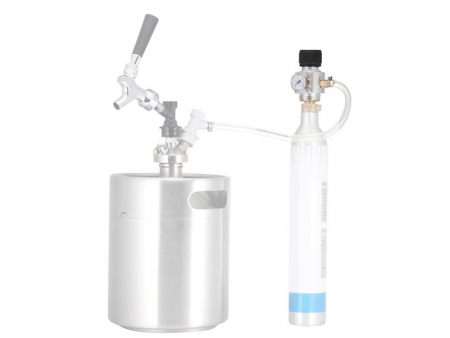 Régulateur CO2 commercial 90PSI pour bouteille de CO2 Sodastream (avec barrette 8mm)