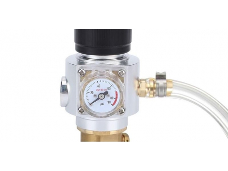 Régulateur CO2 commercial 90PSI pour bouteille de CO2 Sodastream (avec barrette 8mm)