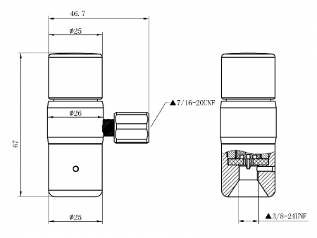 BP15 0 ~ 8PSI Régulateur de CO₂ de distribution de bière pression intelligent, débit jusqu'à 8L / min