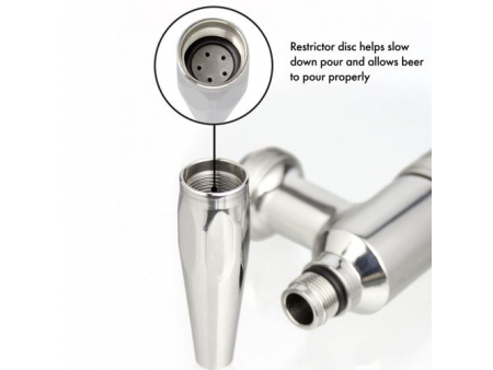 Robinet Nitro Stout en acier inoxydable