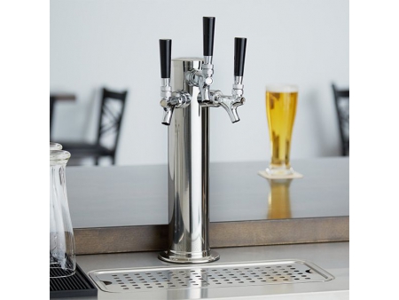 Robinet à bière en laiton chromé