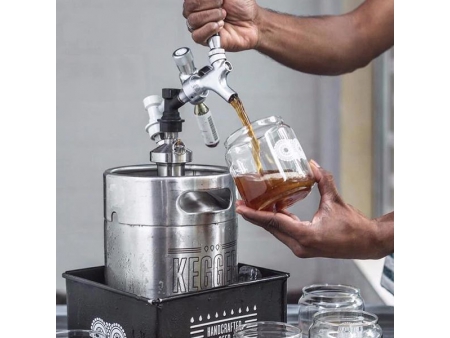 Robinet à bière en laiton chromé