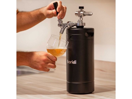 Robinet à bière en acier inoxydable poli