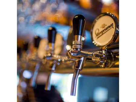 Robinet à bière en acier inoxydable avec contrôle du débit