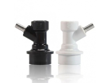 Verrouillage à bille en plastique pour entrée de gaz avec barbe 1/4'' / Raccord rapide à bille