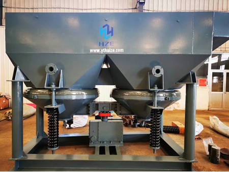 Usine modulaire mobile de concentration d'or par gravité