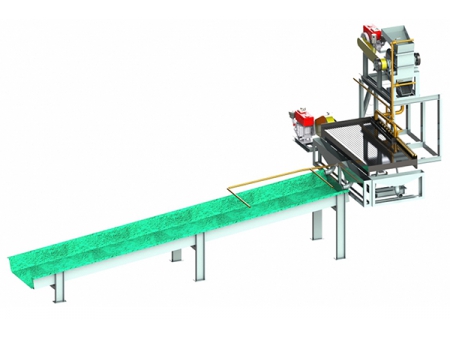 Mini-usine modulaire de concentration d'or par gravité