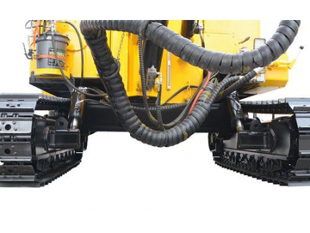 Foreuse fond de trou hydraulique sur chenilles