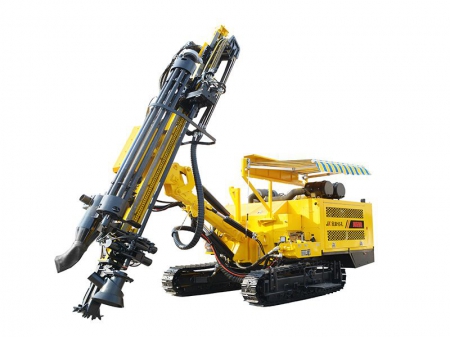 Foreuse fond de trou hydraulique sur chenilles