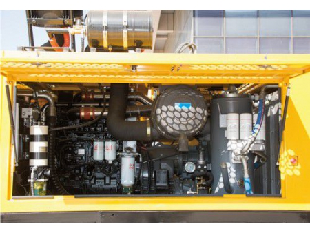 Foreuse fond de trou hydraulique sur chenilles