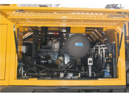 Foreuse fond de trou hydraulique sur chenilles