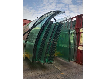 Verre trempé bombé